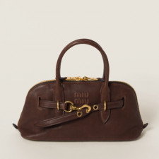 [MIUMIU] 여성백 Aventure Bag 아방뛰르 미우 나파가죽 탑핸들토트백