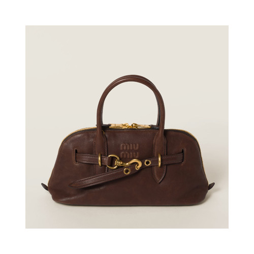 [MIUMIU] 여성백 Aventure Bag 아방뛰르 미우 나파가죽 탑핸들토트백
