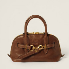 [MIUMIU] 여성백 Aventure Bag 아방뛰르 미우 나파가죽 탑핸들토트백