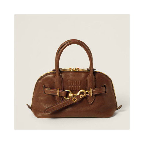 [MIUMIU] 여성백 Aventure Bag 아방뛰르 미우 나파가죽 탑핸들토트백