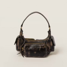[MIUMIU] 여성백 Pocket Bag  미우미우 나파 가죽 포켓 탑핸들토트백