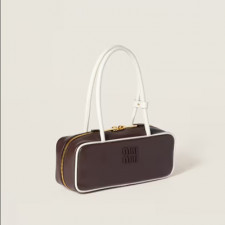 [MIUMIU] 여성백 Beau Bag  캐주얼 가죽 보 백 빈티지 핸드백