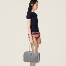 [MIUMIU] 여성백 Beau Bag  캐주얼 가죽 보 백 빈티지 미듐 핸드백