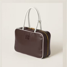 [MIUMIU] 여성백 Beau Bag  캐주얼 가죽 보 백 빈티지 미듐 핸드백