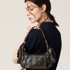 [MIUMIU] 여성백 Pocket Bag 미우미우 나파 가죽 포켓 탑핸들토트백