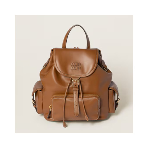 [MIUMIU] 여성백 25ss Bag 미우미우 패션 빈티지 포켓 가죽 백팩