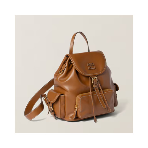 [MIUMIU] 여성백 25ss Bag 미우미우 패션 빈티지 포켓 가죽 백팩