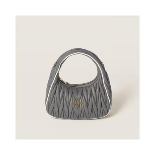 [MIUMIU] 여성백 Wander Bag 미우미우 완더 마테라쎄 나파 가죽 핸드백
