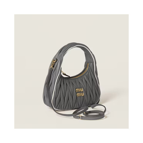 [MIUMIU] 여성백 Wander Bag 미우미우 완더 마테라쎄 나파 가죽 핸드백