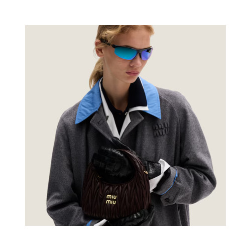 [MIUMIU] 여성백 Wander Bag 미우미우 완더 마테라쎄 나파가죽 호보핸드백