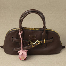 [MIUMIU] 여성키홀더링 미우미우 패션 가방 가죽 플라워 트릭