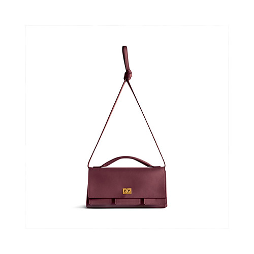 [BALENCIAGA] 여성백 Bel Air Clutch Bag 발렌시아가 별에어 레더 스트랩 클러치백