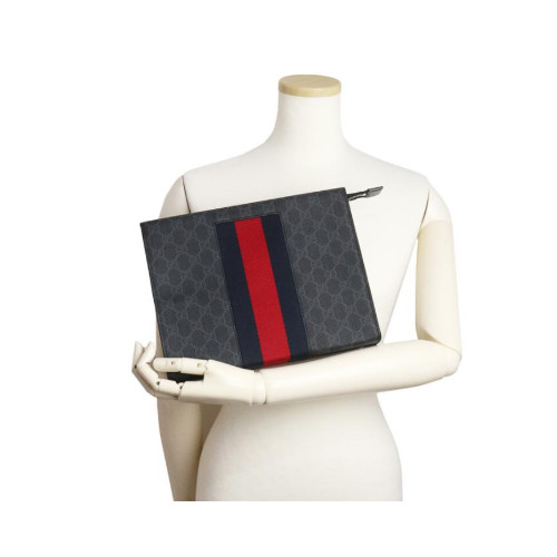 [GUCCI] 남성백 GG Bag 구찌가방 홀스빗 슈프림 웹 클러치백 475316