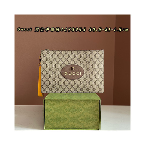 [GUCCI] 남성백 GG Bag 구찌가방 홀스빗 슈프림 웹 클러치백 473956