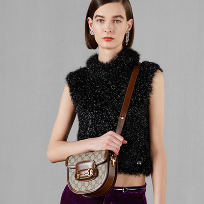 [GUCCI] 여성백 GG Horsebit 1955 Bag 구찌 홀스빗 코르스숄더백 760191