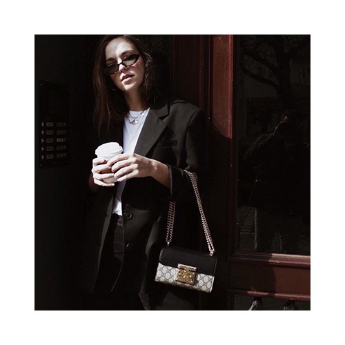[GUCCI] 여성백 GG Padlock GG Bag 구찌가방 크로스숄더백 409487