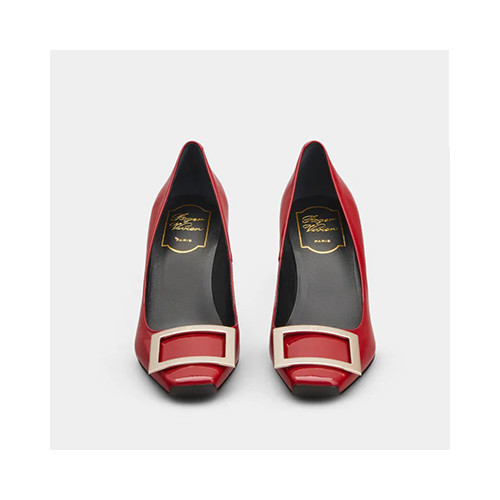 [펌프스/힐] Roger vivier 팬더샵 로저비비 정장힐 미드힐 레드슈즈