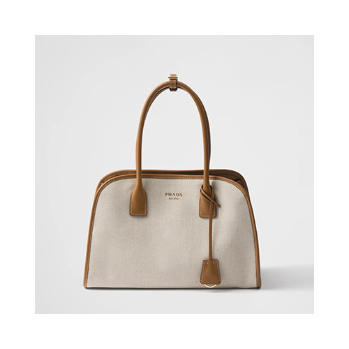 [PRADA] 여성백  BAG 프라다 신상 리넨 블렌 토트백 핸드백 1BG572