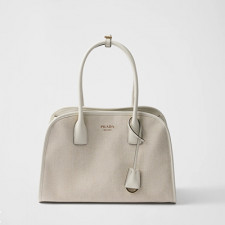[PRADA] 여성백  BAG 프라다 신상 리넨 블렌 토트백 핸드백 1BG572
