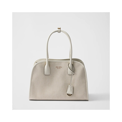[PRADA] 여성백  BAG 프라다 신상 리넨 블렌 토트백 핸드백 1BG572