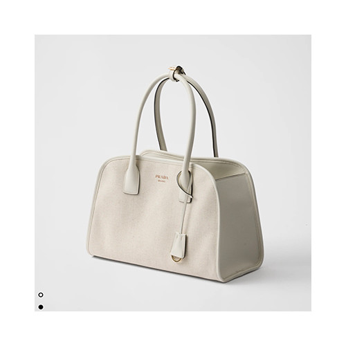 [PRADA] 여성백  BAG 프라다 신상 리넨 블렌 토트백 핸드백 1BG572