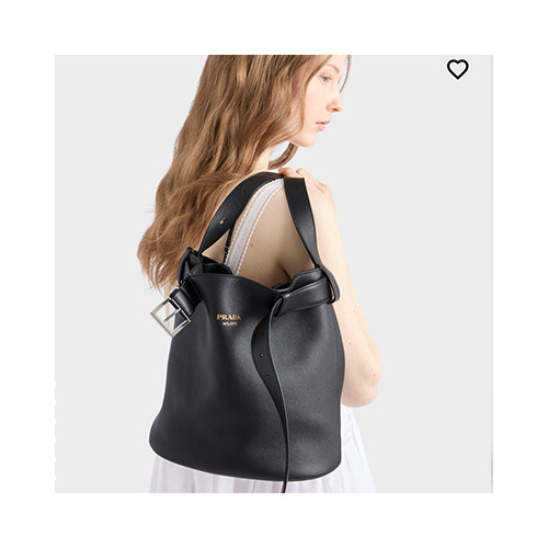 [PRADA] 여성백 25ss Buckle BAG 프라다 신상 버킷백 핸드백 1BE085