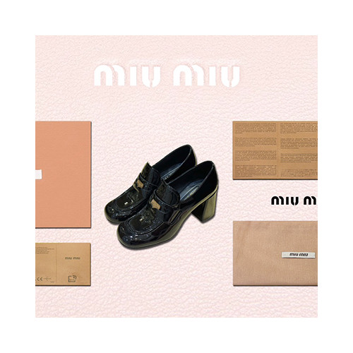 [로퍼/플랫] MIUMIU SHOES 팬더샵신발 빈티지 여성신상 로퍼구두 세일