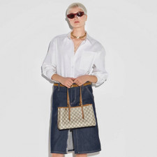 [GUCCI] 여성용백 GG emblem Bag 구찌호보가방 빈티지 핸드토트백 815214