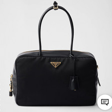 [PRADA] 여성백 Saffiano BAG 프라다 토트백 자물쇠 리나일론 가죽 탑 핸들백 1BB131