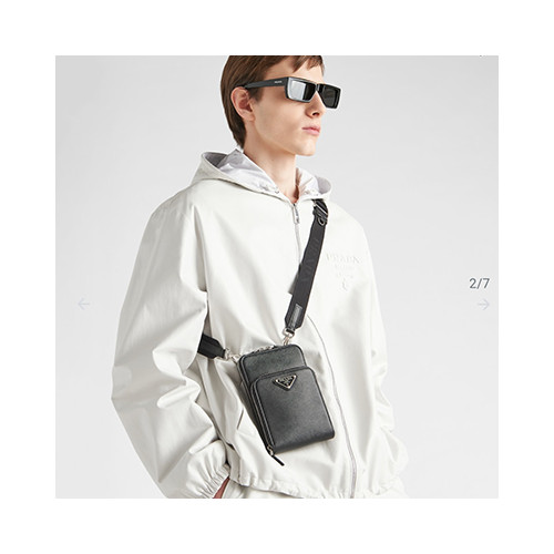 [PRADA] 남여공용백 Saffiano BAG 프라다 사피아노 스트랩 크로스백 2ZH126