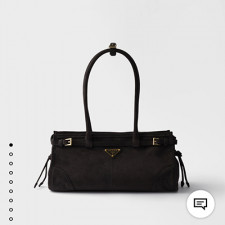 [PRADA] 여성백 LuxSoft BAG 프라다 레더 플라크 토트백 소프트럭스 핸드백 1BA426