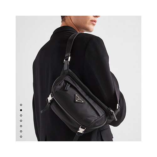 [PRADA] 남여공용백 FW25 Saffiano BAG 프라다 사피아노 바이커백 핸드백 2VH171