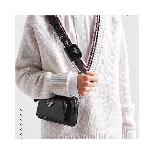 [PRADA] 남여공용백 FW25 Saffiano BAG 프라다 사피아노크로스 핸드백 2VH172