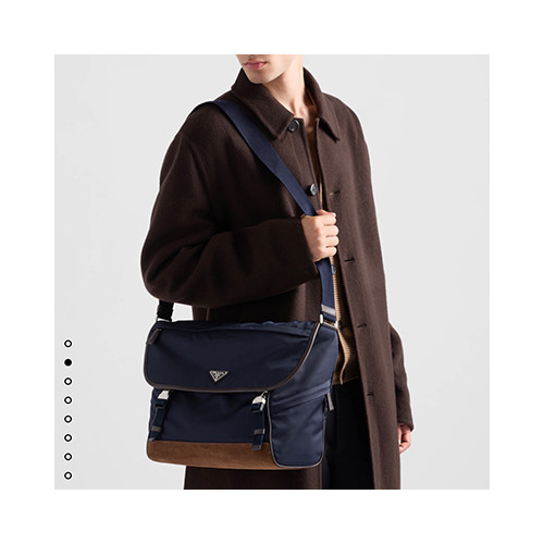 [PRADA] 남성백 FW25 BAG 프라다 리나일론 사피아노 숄더백 2VD052